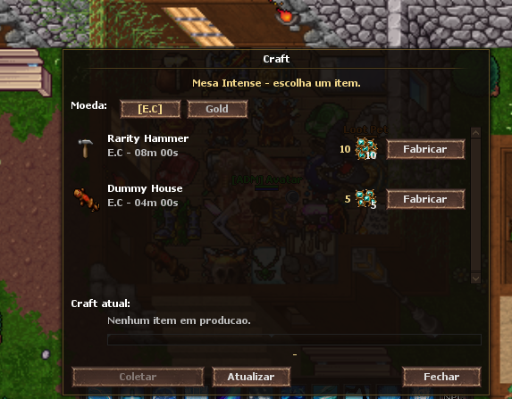 Craft usando Elemental Coins